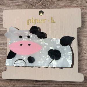 Piper K Cow HairClip Women's One Size - NEW
